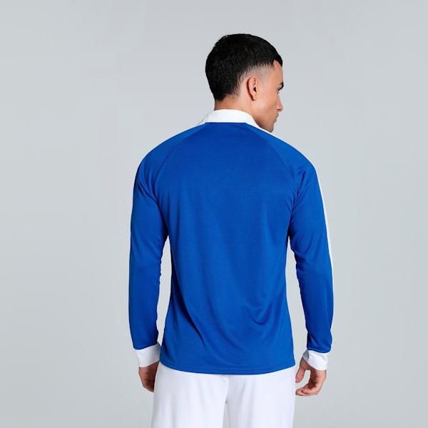 Al Hilal SFC Anniversary Men's Long Sleeve Football Jersey, Blue Intense-PUMA White, extralarge-IND